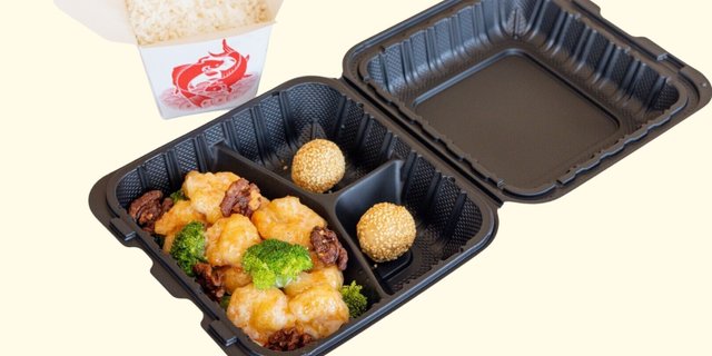 Honey Walnut Shrimp Tso Lunch Box