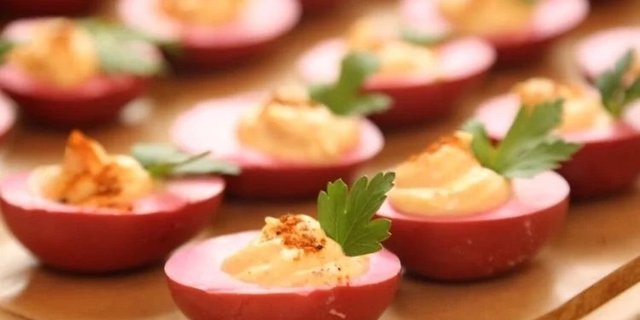 Deviled Beet Eggs