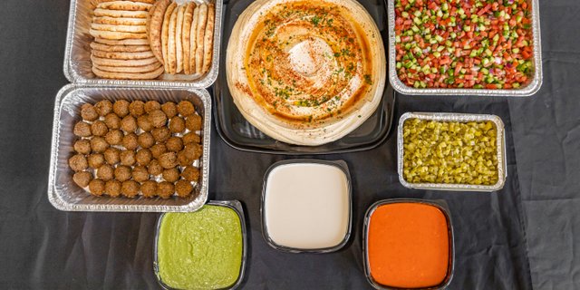 Build-Your-Own Falafel Pita Bar