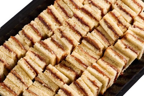 Almond Butter & Preserve Mini Sandwiches