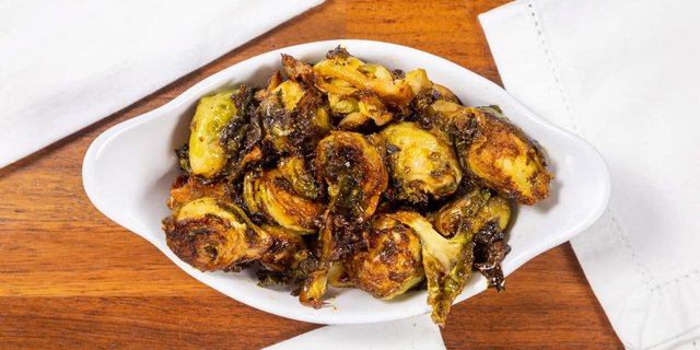 Maple-Roasted Brussel Sprouts
