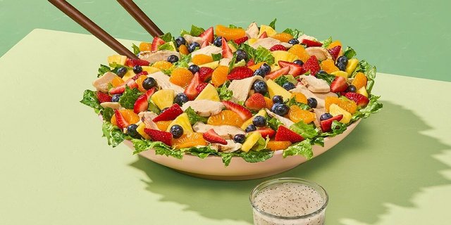 Strawberry Poppyseed Chicken Salad