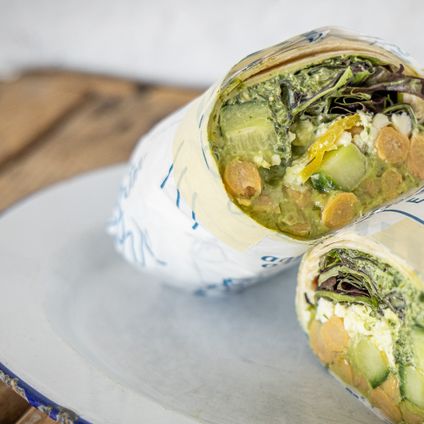 Mediterranean Veggie Wrap
