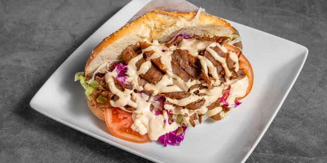 Angus Beef Doner Sandwich