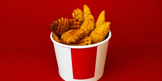 Chicken Tenders & Waffle Fries
