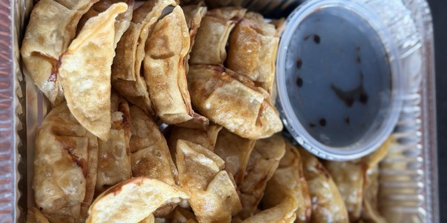 Fried Veggie Dumplings Tray