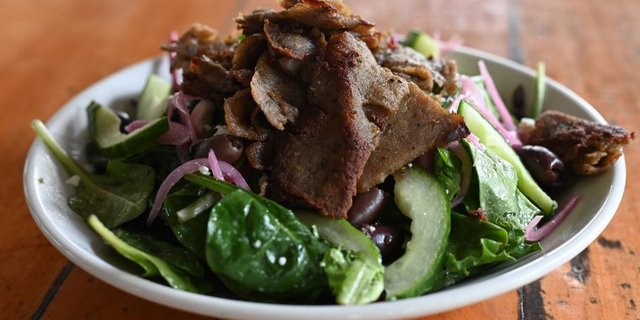 Greek Gyro Salad W/ Lamb