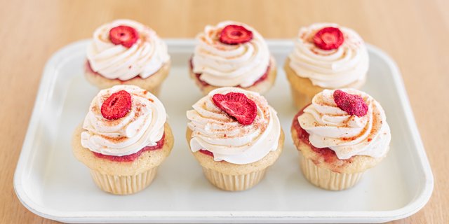 Strawberry Shortcake Cupcakes