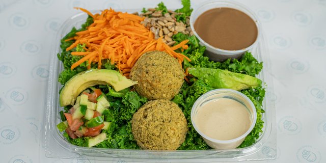 Kale Falafel Salad