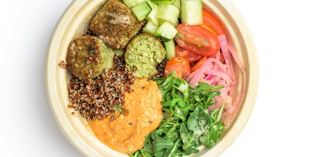 Falafel & Harissa Hummus Bistro Bowl