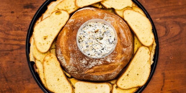 Spinach Dip Platter