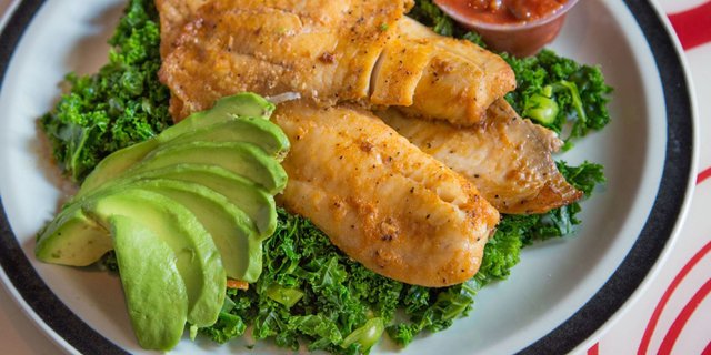 No-Carb Tilapia Plate