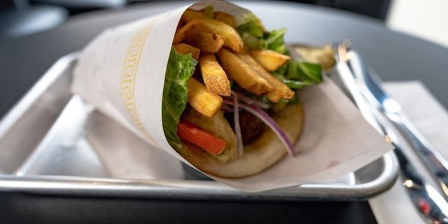 Falafel Pita Wrap