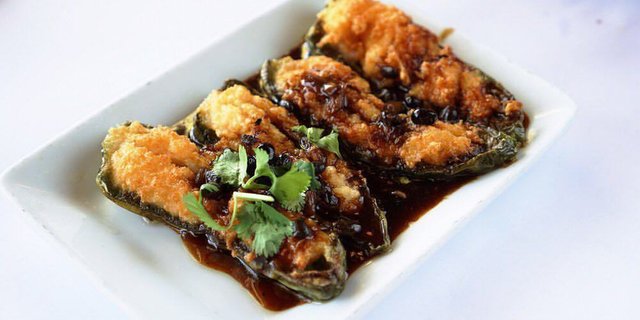 Jalapenos Stuffed w/ Shrimp