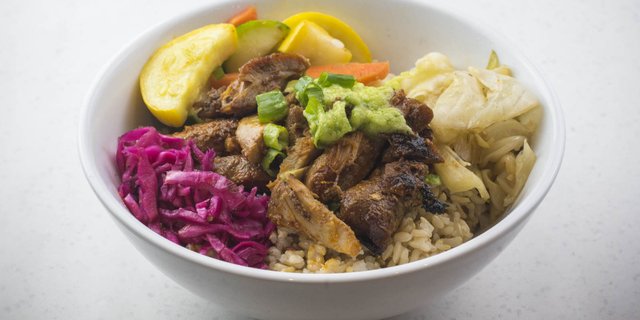 Cantonese BBQ Chicken Over Rice Bowl