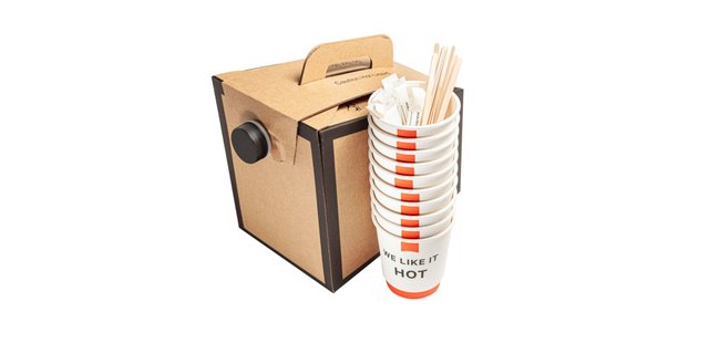 Box of Hot Coffee