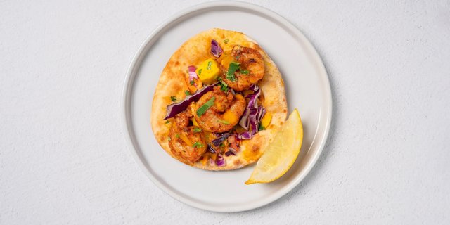 Shrimp Coconut Curry Taco