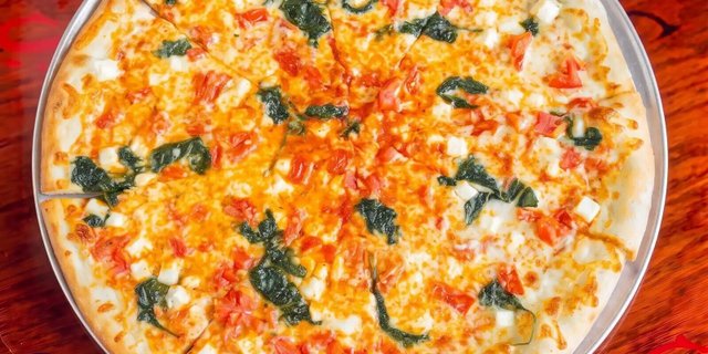 Garlic Spinaci Pizza