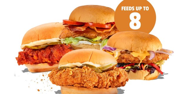 Assorted Chicken Sandwich Platter