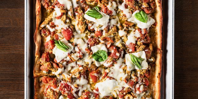 Chicken Pesto Pizza