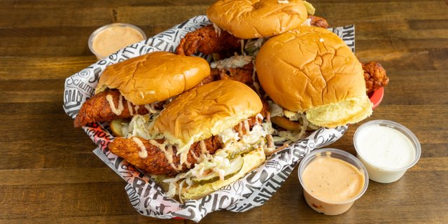 Giant Chicken Slider Box