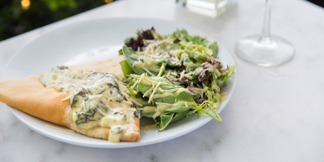 Chicken Florentine Crepe