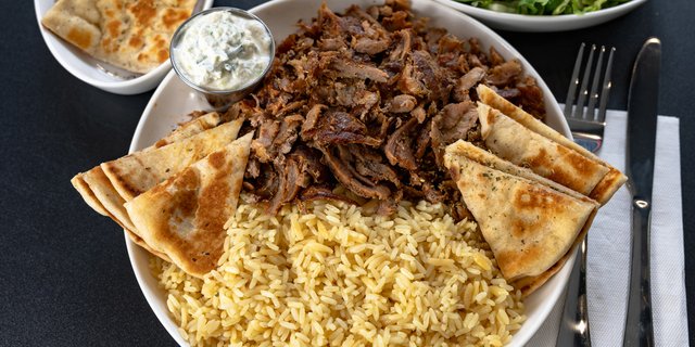 Small Pork Gyro Plate