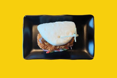 Fried Shrimp Patty Bun