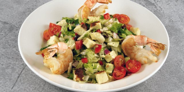 Jumbo Shrimp Greek Salad