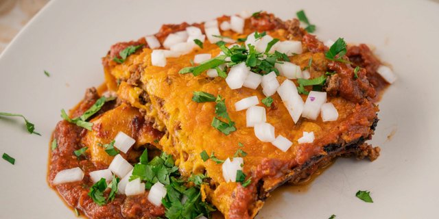 Stacked Beef & Cheese Enchiladas Package