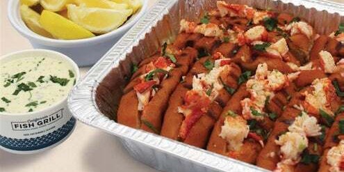 Garlic Butter Lobster Roll Tray