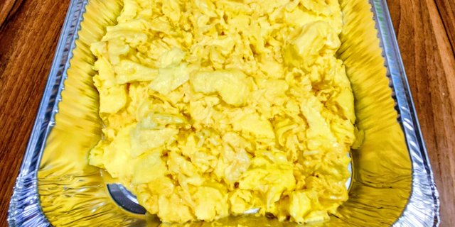 Scrambled Eggs Tray
