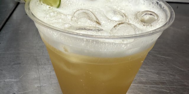 Golden Raspberry Gimlet