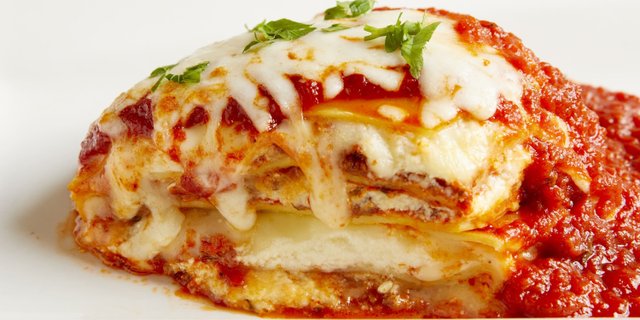 Individual Meat Lasagna