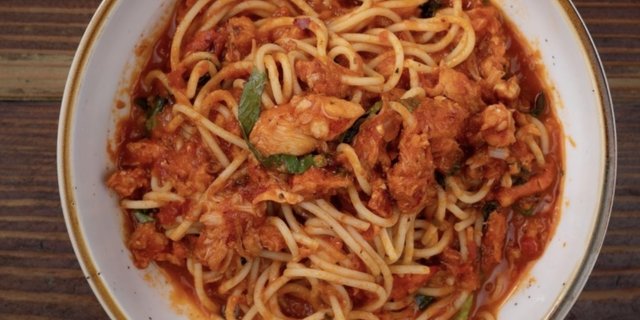 Spaghetti Spicy Lobster Pasta Tray