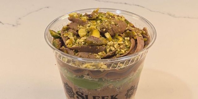 Crunchy Chocolate Pistachio Mousse