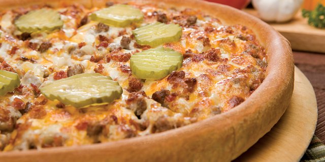 Bacon Cheeseburger Pizza