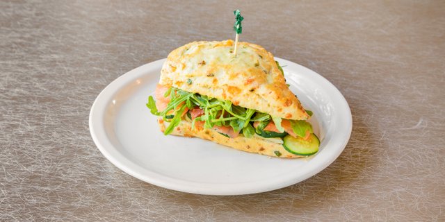Lox & Cheese Sandwich