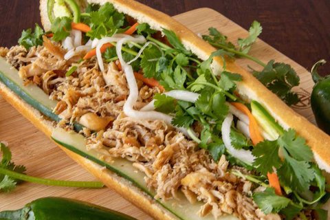 Shredded Chicken Sandwich