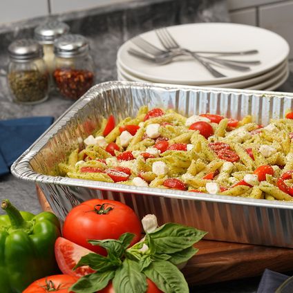 Caprese Pesto Pasta