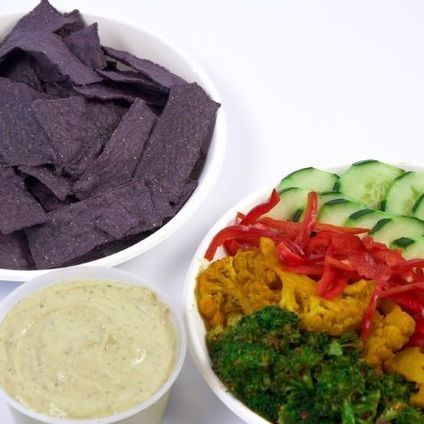 Chimichurri Hummus & Veggies
