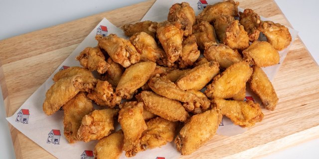 Pan of Party Wings