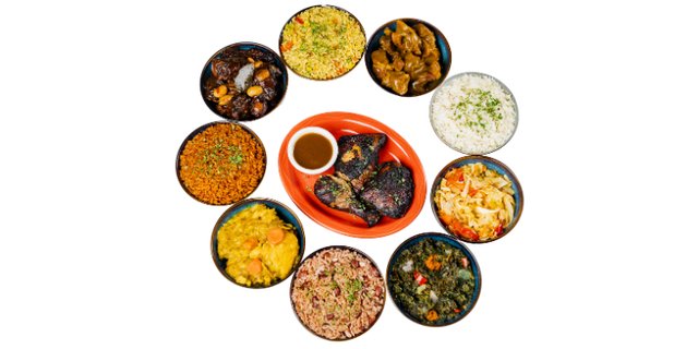 Afro-Caribbean Platter