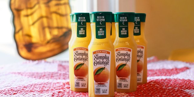 Simply Orange Juice Individual Bottles