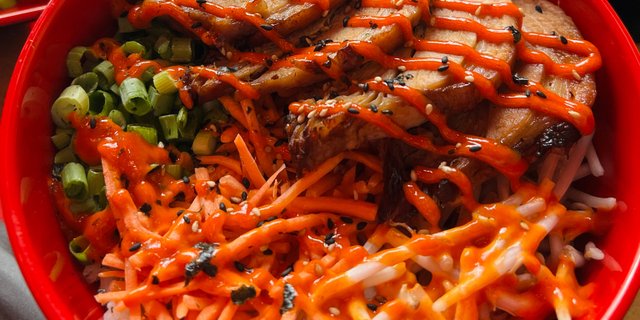 Pork Belly Rice Bowl