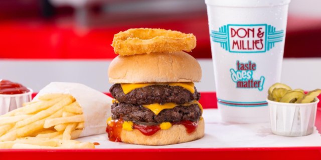 Double Cheeseburger Bagged Lunch