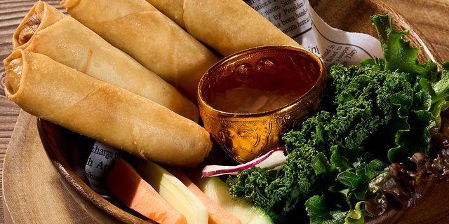 Vegetable Spring Rolls Tray
