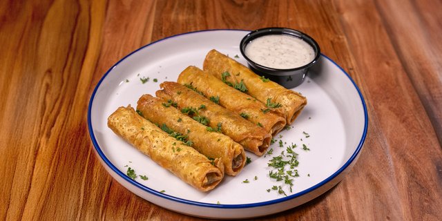 Spinach & Feta Spring Rolls