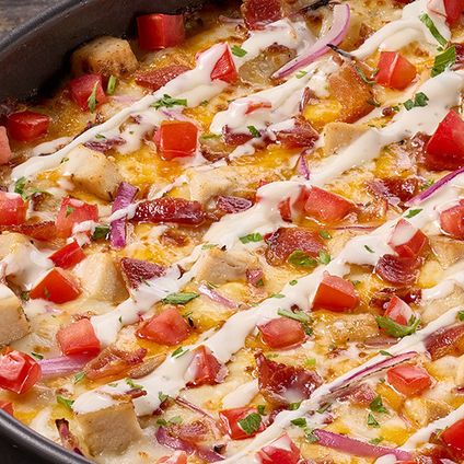 Chicken, Bacon, Ranch Pizza