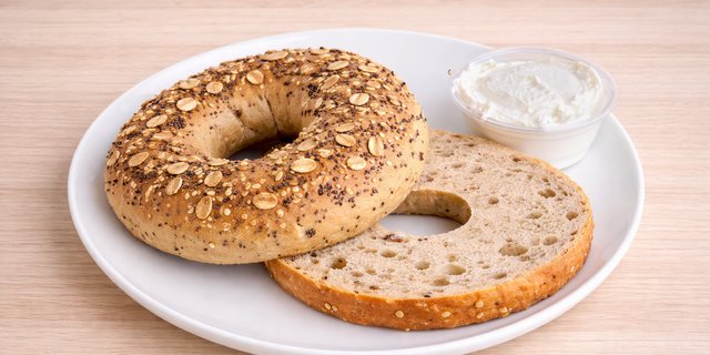Multi-Grain Bagel & Cream Cheese